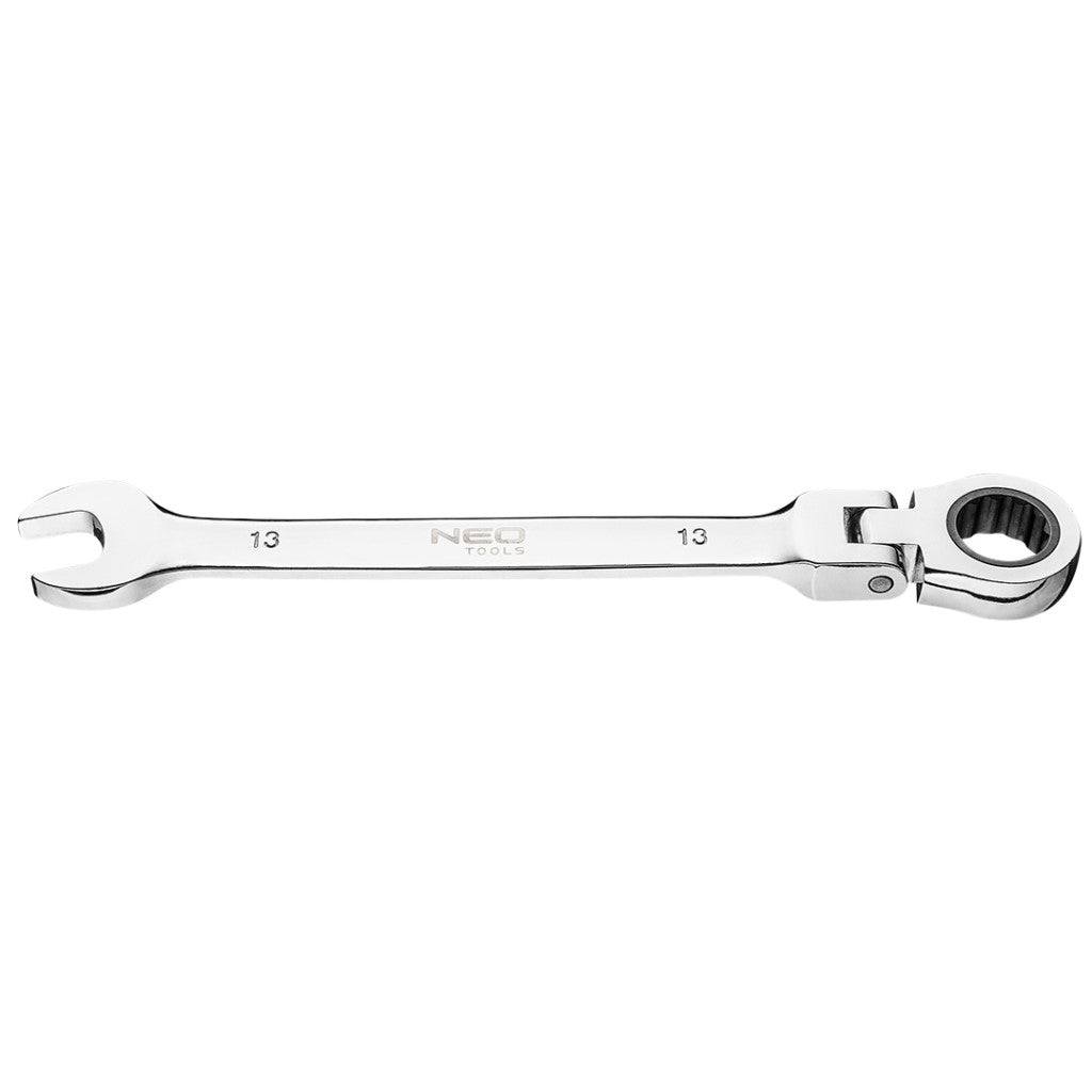 NEO TOOLS Racsnis, csuklós csillag-villáskulcs 13mm 25 év garanciával 09-055