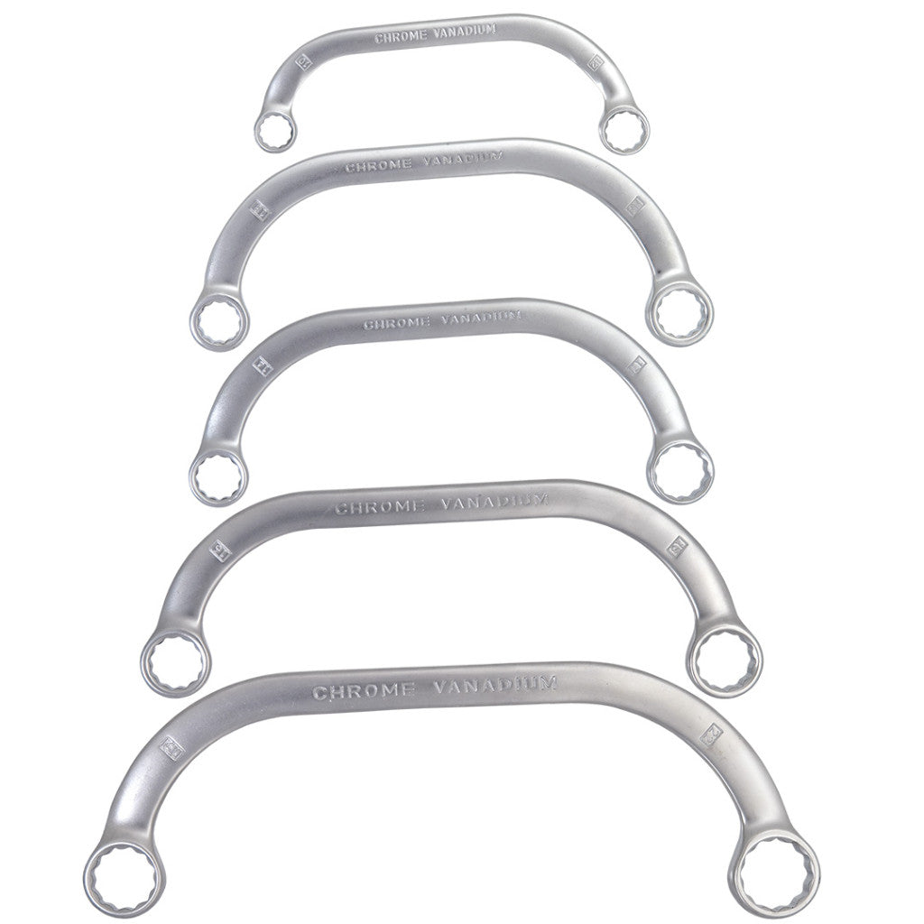 NEO TOOLS CSILLAGKULCS KÉSZLET HAJLÍTOTT 5 RÉSZES 9-12 13-15 14-17 16-18 19-22MM 25 év garanciával 09-176