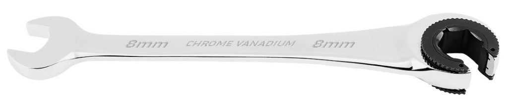 NEO TOOLS Racsnis csillag-villáskulcs, félig nyitott, 8mm 25 év garanciával 09-255