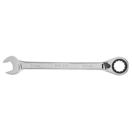 NEO TOOLS Racsnis csillag-villáskulcs 22mm 25 év garanciával 09-334