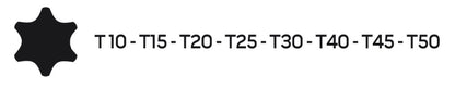 NEO TOOLS Torxkulcs készlet T10-T50 8db, lyukas 25 év garanciával 09-524