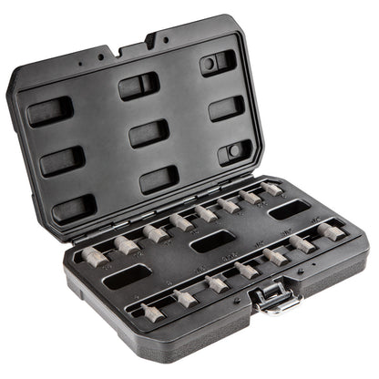 NEO TOOLS Törtcsavar-kihajtó készlet, 1/2", 15db, 3-14mm (M6-M24) 25 év garanciával 09-607