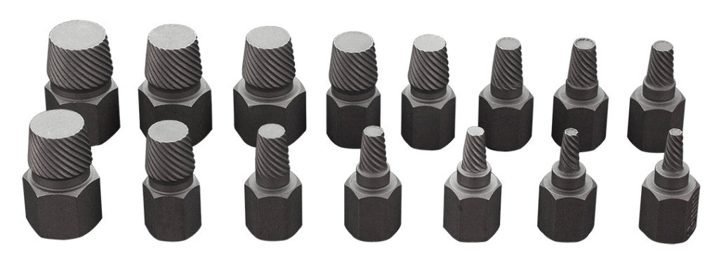 NEO TOOLS Törtcsavar-kihajtó készlet, 1/2", 15db, 3-14mm (M6-M24) 25 év garanciával 09-607