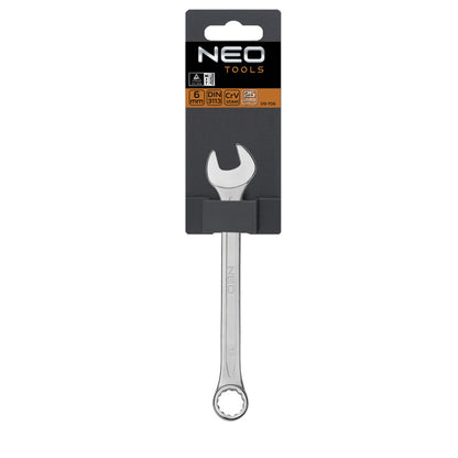 NEO TOOLS Csillag-villáskulcs 6x100mm, CrV, DIN3113 25 év garanciával 09-706