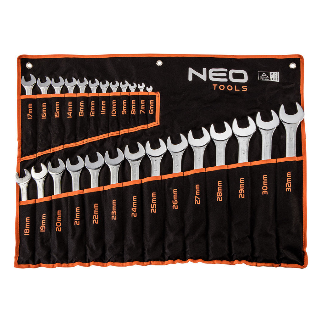 NEO TOOLS Csillag-villáskulcs készlet 6-32MM 25 év garanciával 09-754