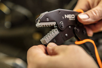 NEO TOOLS Krimpelő-, érvéghüvelyfogó, 0.5-16 mm2 (22-6 AWG) 25 év garanciával 01-506