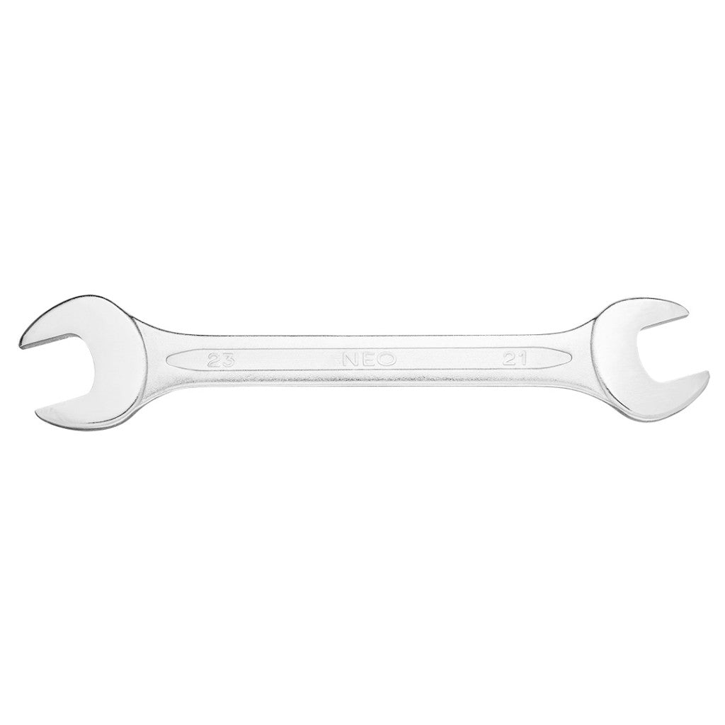 NEO TOOLS Villáskulcs 21x23mm, CrV, DIN3110 25 év garanciával 09-821