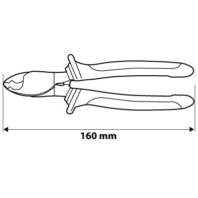 NEO TOOLS KÁBELVÁGÓ FOGÓ 160MM 25 év garanciával 01-513