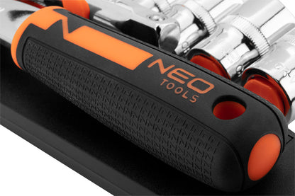 NEO TOOLS Dugókulcskészlet 14db, 1/4" 25 év garanciával 10-000