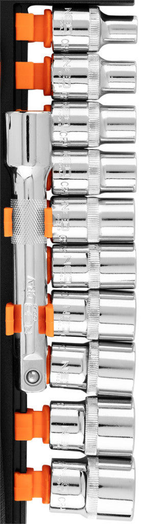 NEO TOOLS Dugókulcskészlet 1/2", 12db 25 év garanciával 10-030