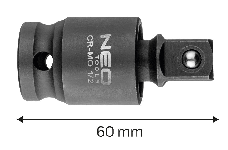 NEO TOOLS Csuklós toldó ütvecsavarozókhoz 1/2" 10-255
