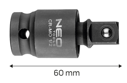 NEO TOOLS Csuklós toldó ütvecsavarozókhoz 1/2" 10-255
