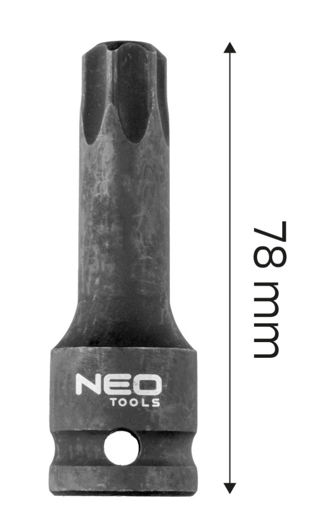 NEO TOOLS Torziós bit ütvecsavarozókhoz 1/2" T70 10-264