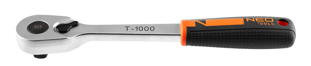 NEO TOOLS Racsnis kulcs 1/2" , 90 fog, T-1000,  25 év garanciával 10-300