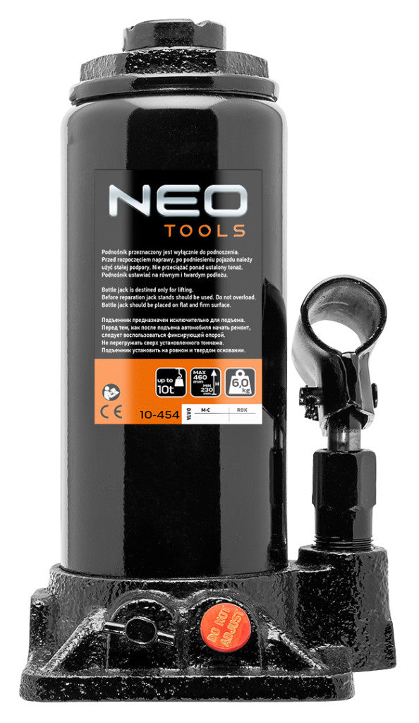 NEO TOOLS Hidraulikus palackemelő 10T, 6kg, 230-460mm 10-454