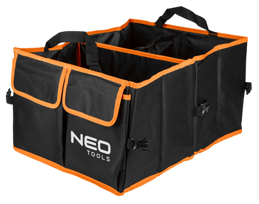 NEO TOOLS Autós rendszereződoboz, csomagtartóba, összecsukható, H25 méret 10-651