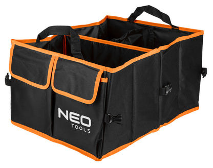 NEO TOOLS Autós rendszereződoboz, csomagtartóba, összecsukható, H25 méret 10-651