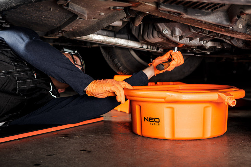 NEO TOOLS Olaj és hűtőfolyadék leeresztő tál, 16 L 10-800