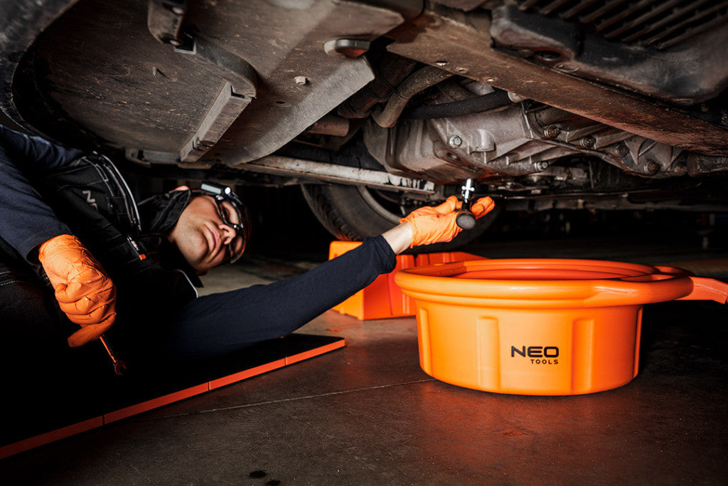 NEO TOOLS Olaj és hűtőfolyadék leeresztő tál, 16 L 10-800