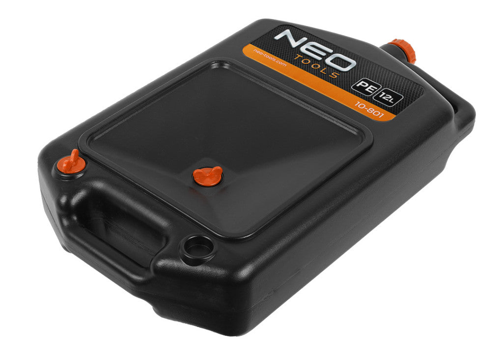NEO TOOLS Olaj és hűtőfolyadék leeresztő kanna, hordozható, zárt, 12L 10-801