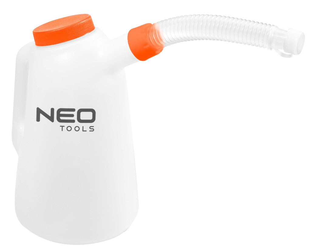 NEO TOOLS Műanyag folyadékbetöltő kanna, flexibilis szárral, 5L 10-804