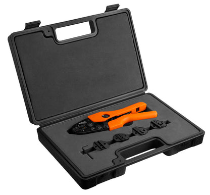 NEO TOOLS Krimpelő-, érvéghüvelyfogó, 5 pofával 25 év garanciával 01-537