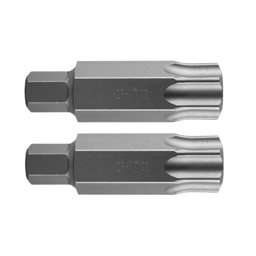 NEO TOOLS Torx bit, 3/8", T100x75mm, CRV, 2db 10-960
