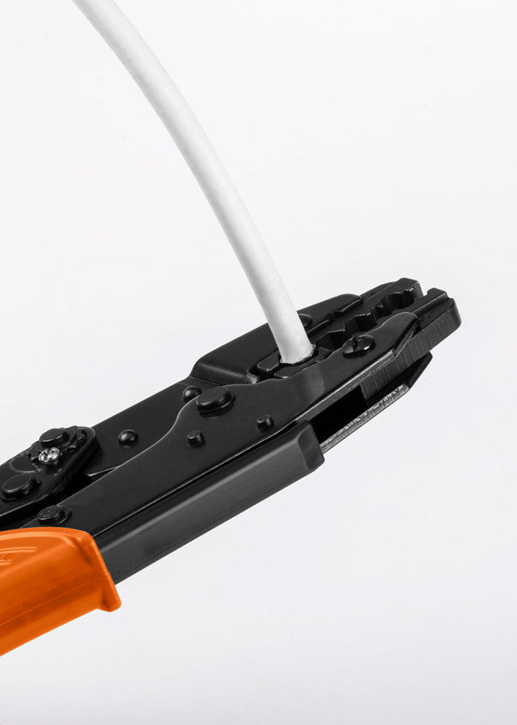 NEO TOOLS Krimpelő-, kábelsarufogó 1,72-8,1mm2 antennasarukhoz 01-545