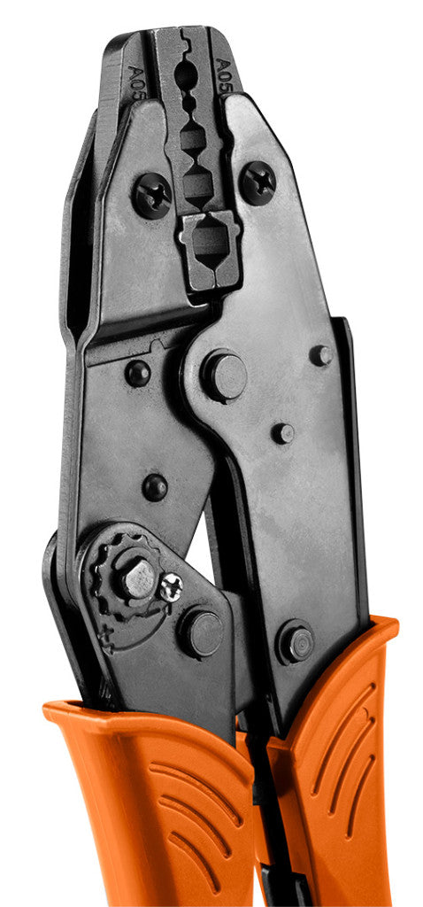 NEO TOOLS Krimpelő-, kábelsarufogó 1,72-8,1mm2 antennasarukhoz 01-545