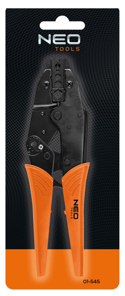 NEO TOOLS Krimpelő-, kábelsarufogó 1,72-8,1mm2 antennasarukhoz 01-545