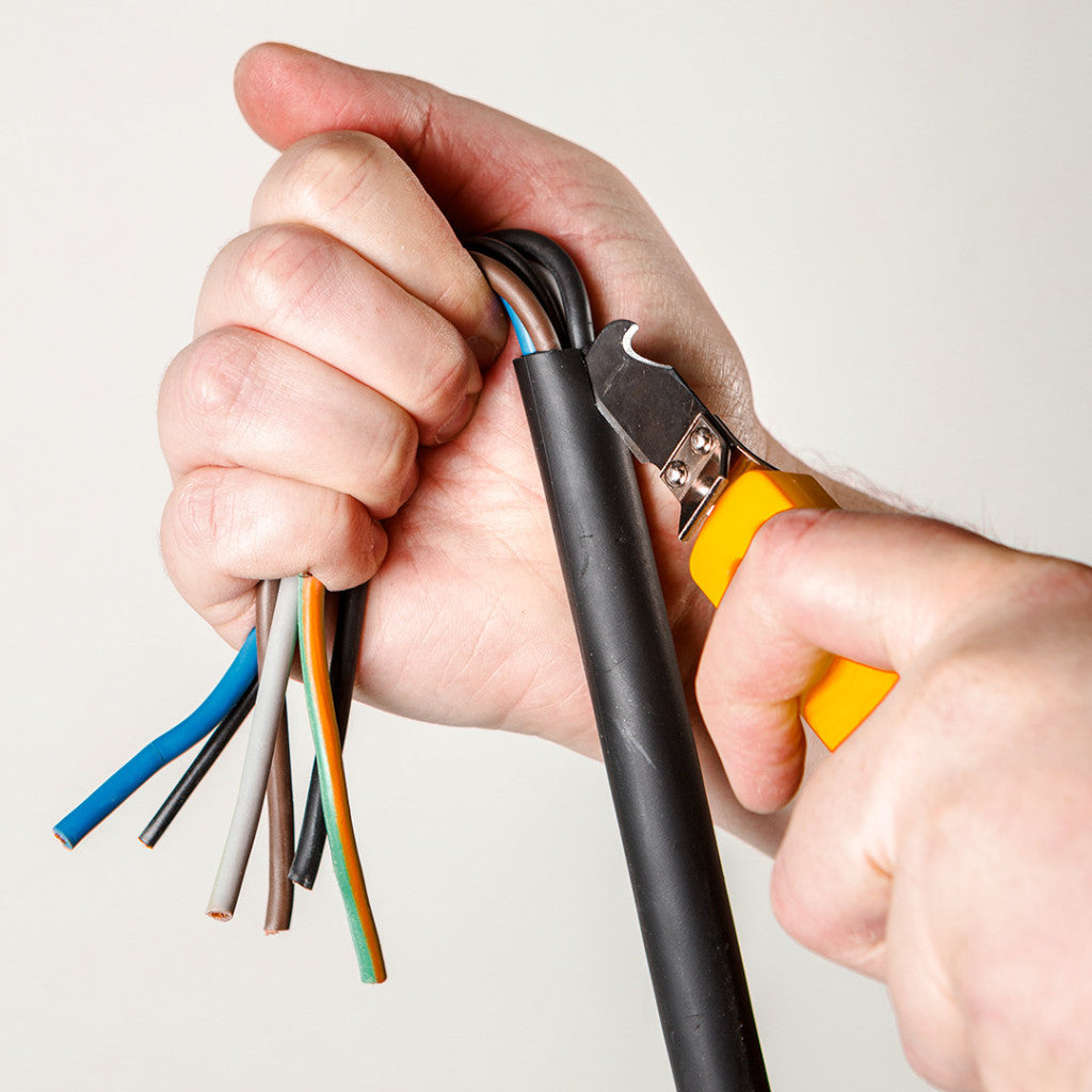 NEO TOOLS Kábelcsupaszító, kampós pengével 01-547