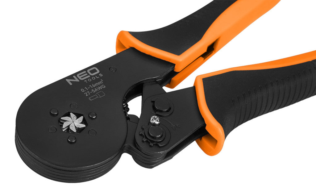 NEO TOOLS Krimpelő-, érvéghüvelyfogó, HATSZÖG POFA, 0.1 -1 6MM2 01-548