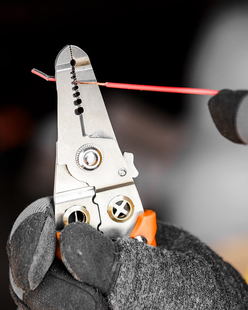 NEO TOOLS Krimpelő-, kábelsaru fogó, 6az1ben, 0,8-3,2mm 01-549