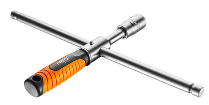 NEO TOOLS Kereszt kerékkulcs, szétszedhető 17 / 19mm 25 év garanciával 11-101