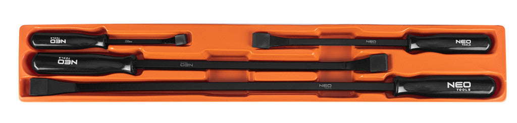 NEO TOOLS Autós feszítővas, kárpit patent kiszedő készlet 4 részes 25 év garanciával 11-113