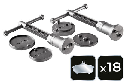 NEO TOOLS TÁRCSAFÉK MUNKAHENGER VISSZANYOMÓ KÉSZLET 18db 11-122