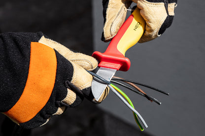 NEO TOOLS KÁBELVÁGÓ KÉS 1000V, 190MM, SZIGETELT, EGYENES PENGE 01-552