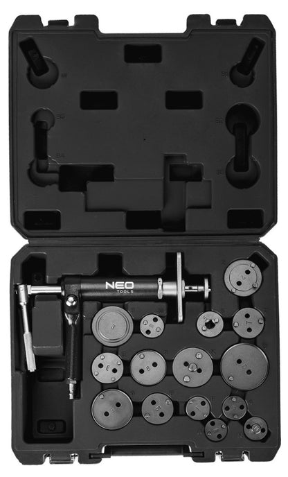 NEO TOOLS Tárcsafék munkahenger visszanyomó készlet, pneumatikus nyomószerszámmal 11-132