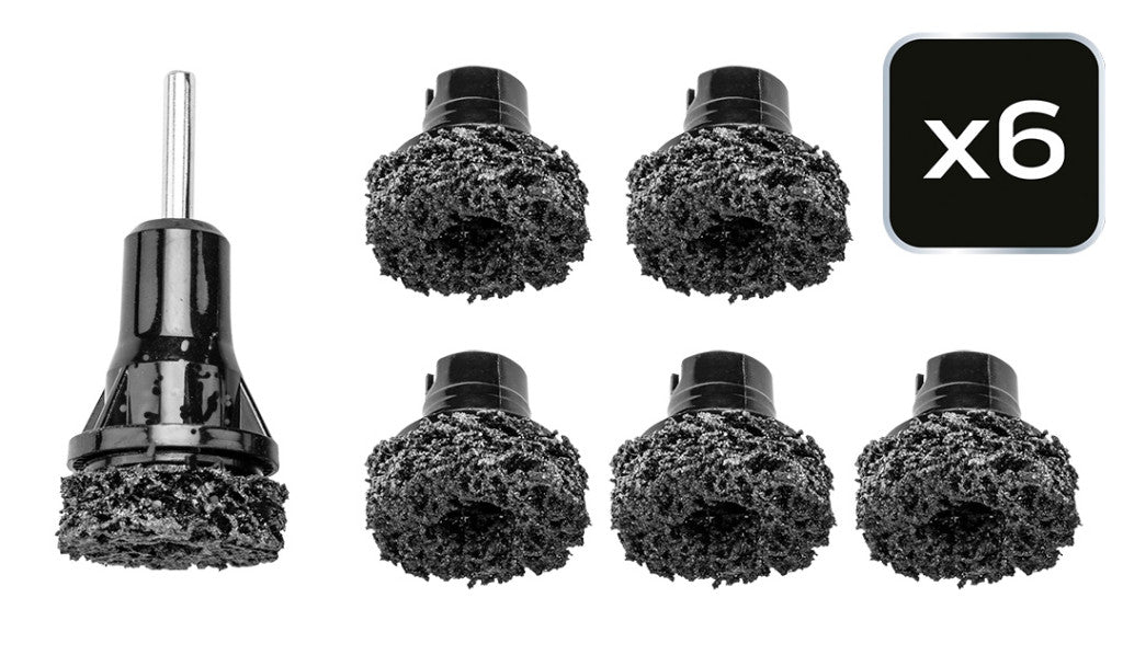 NEO TOOLS Kerékagy tisztító dörzstárcsa, 6db 11-135