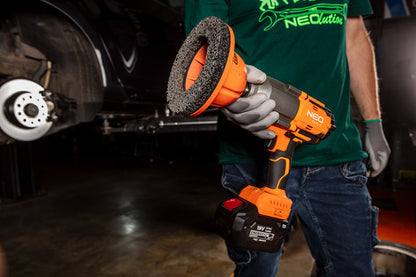 NEO TOOLS Kerékagy tisztító dörzstárcsa, 150mm, 1/2" négyszög csatlakozó 11-136