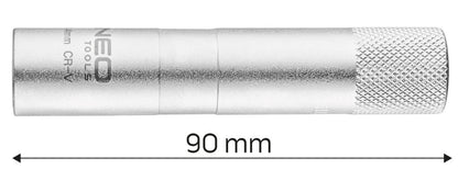 NEO TOOLS Gyújtógyertyakulcs 3/8", 16x90mm 25 év garanciával 11-153
