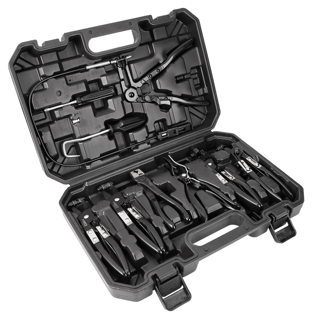 NEO TOOLS Bilincsfogó készlet, 9db 25 év garanciával 11-228