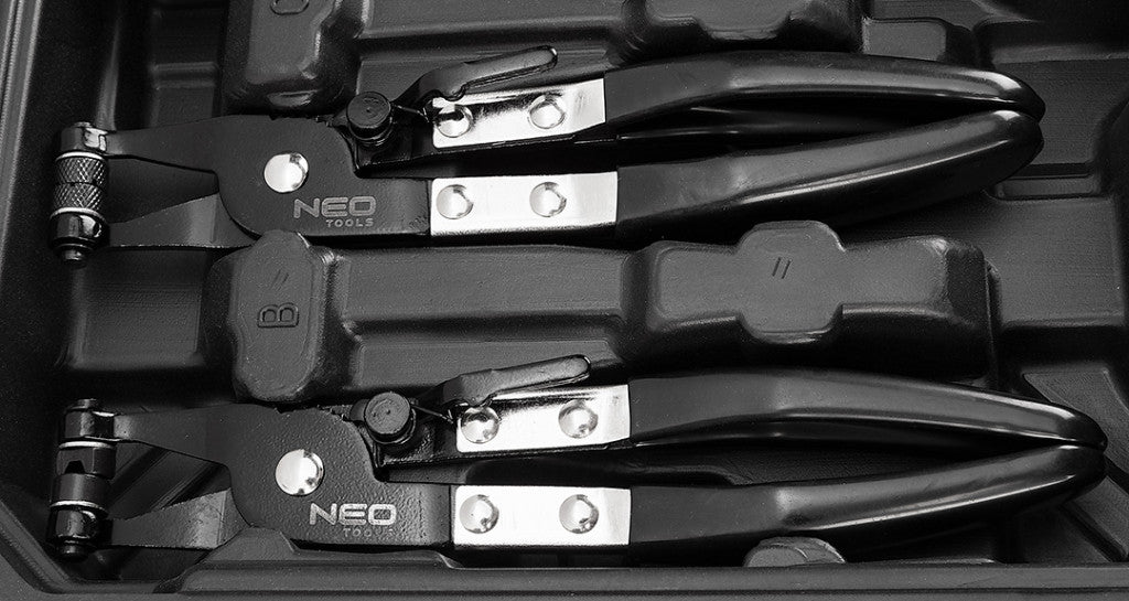 NEO TOOLS Bilincsfogó készlet, 9db 25 év garanciával 11-228