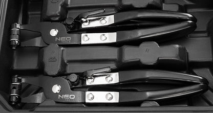 NEO TOOLS Bilincsfogó készlet, 9db 25 év garanciával 11-228