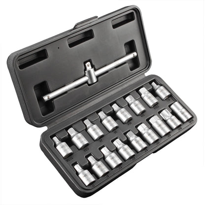 NEO TOOLS OLAJLEERESZTŐ KULCSKÉSZLET 18db 3/8" 25 év garanciával 11-235