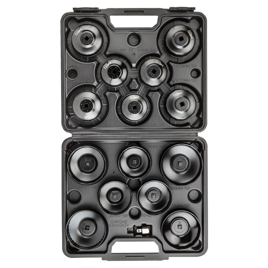 NEO TOOLS Olajszűrő kulcs készlet 16db-os 11-243
