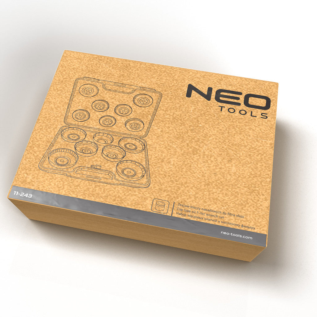 NEO TOOLS Olajszűrő kulcs készlet 16db-os 11-243