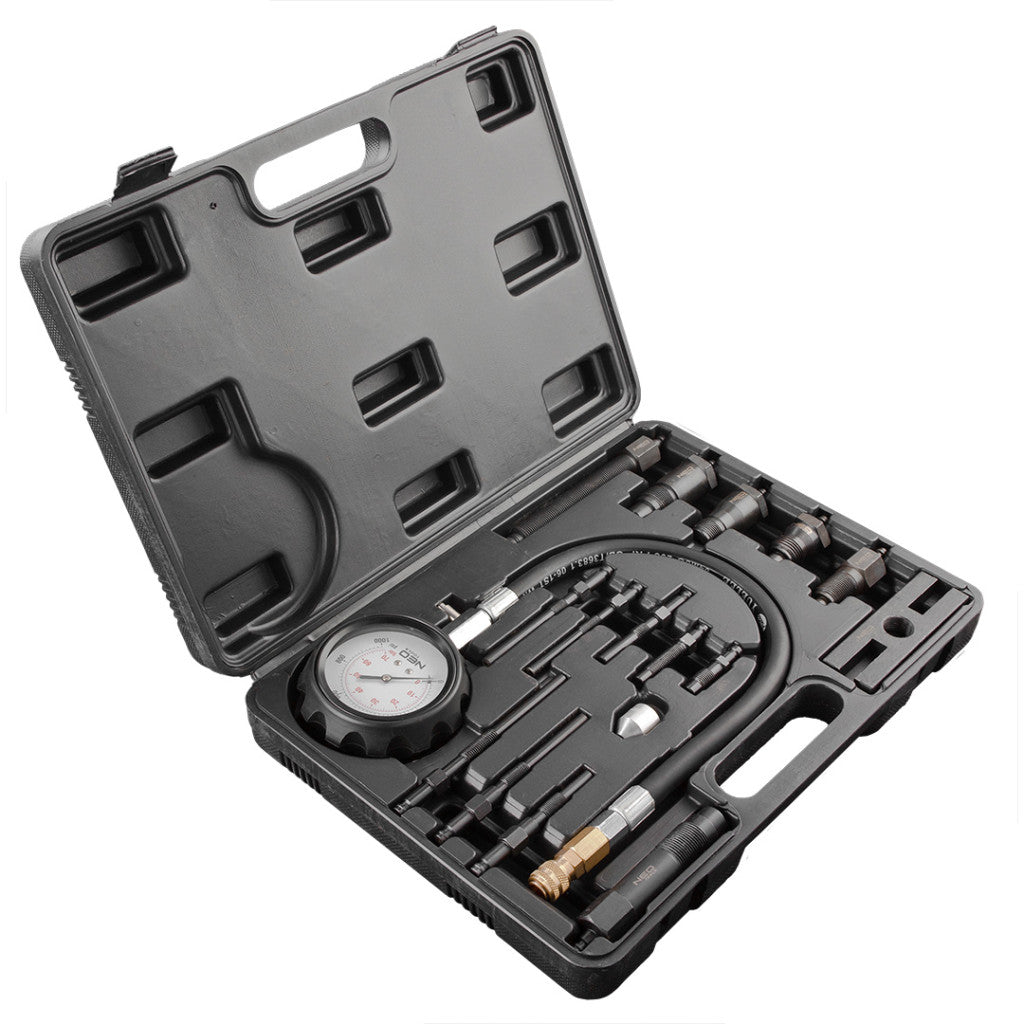 NEO TOOLS Kompresszió mérő készlet diesel 16db 11-262