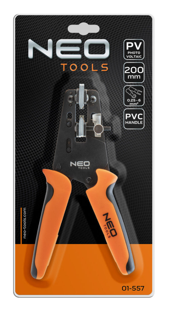 NEO TOOLS Kábelcsupaszító 0.25mm - 6mm, napelem szereléshez 01-557