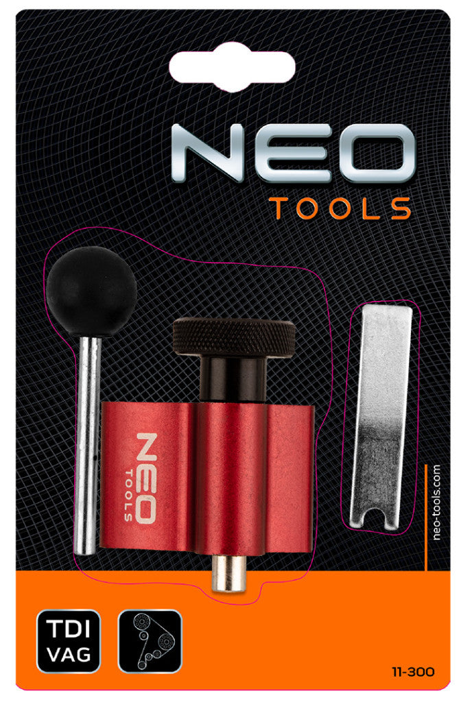 NEO TOOLS Vezérműtengely blokkoló készlet, VAG dízelmotorokhoz, 3db 11-300